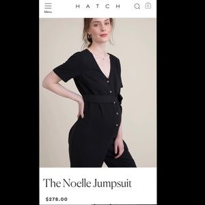 Hatch Maternity Noelle Jumpsuit - excellent condition!
